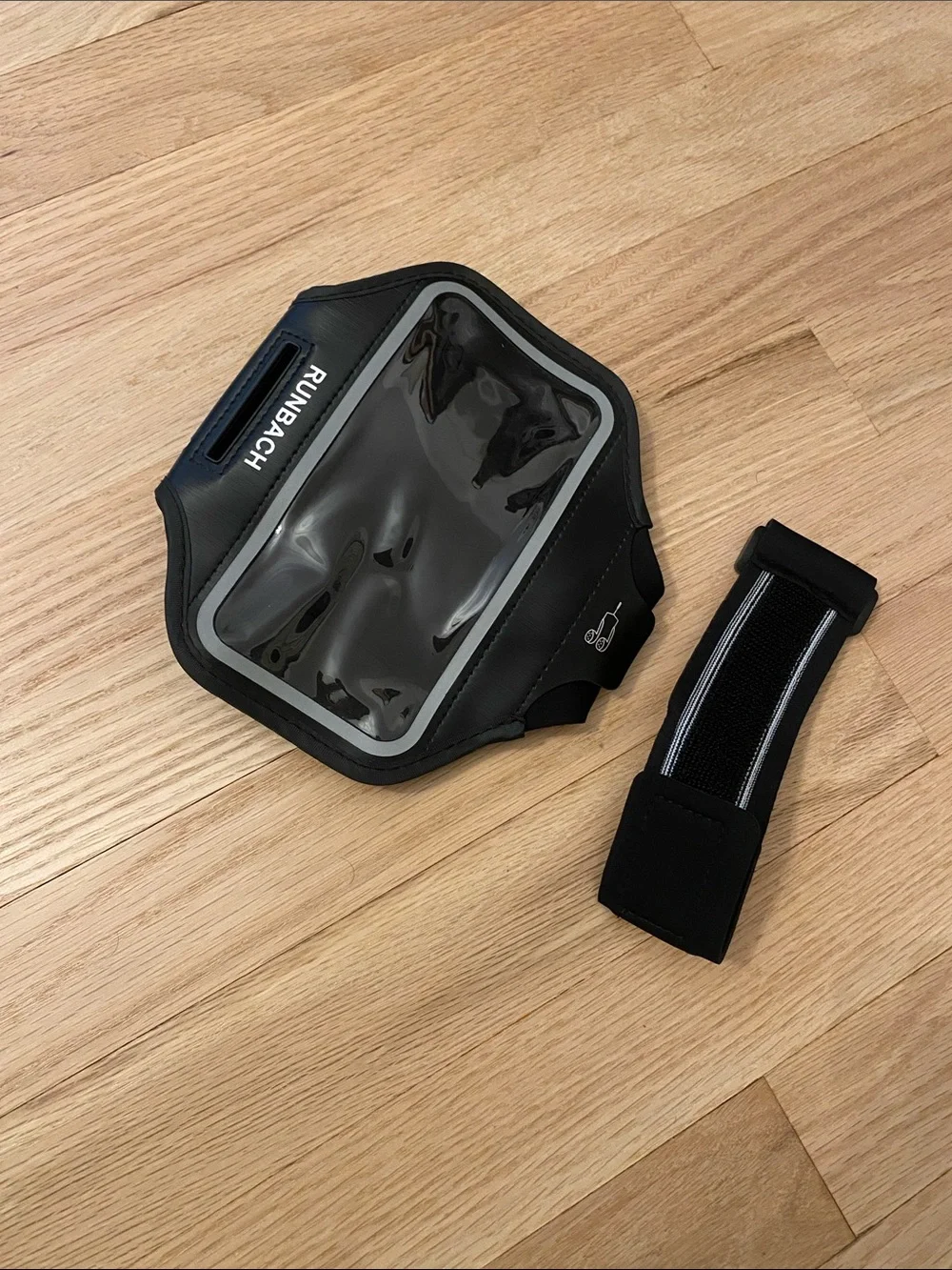 Black Sports Armband Phone Holder for Running